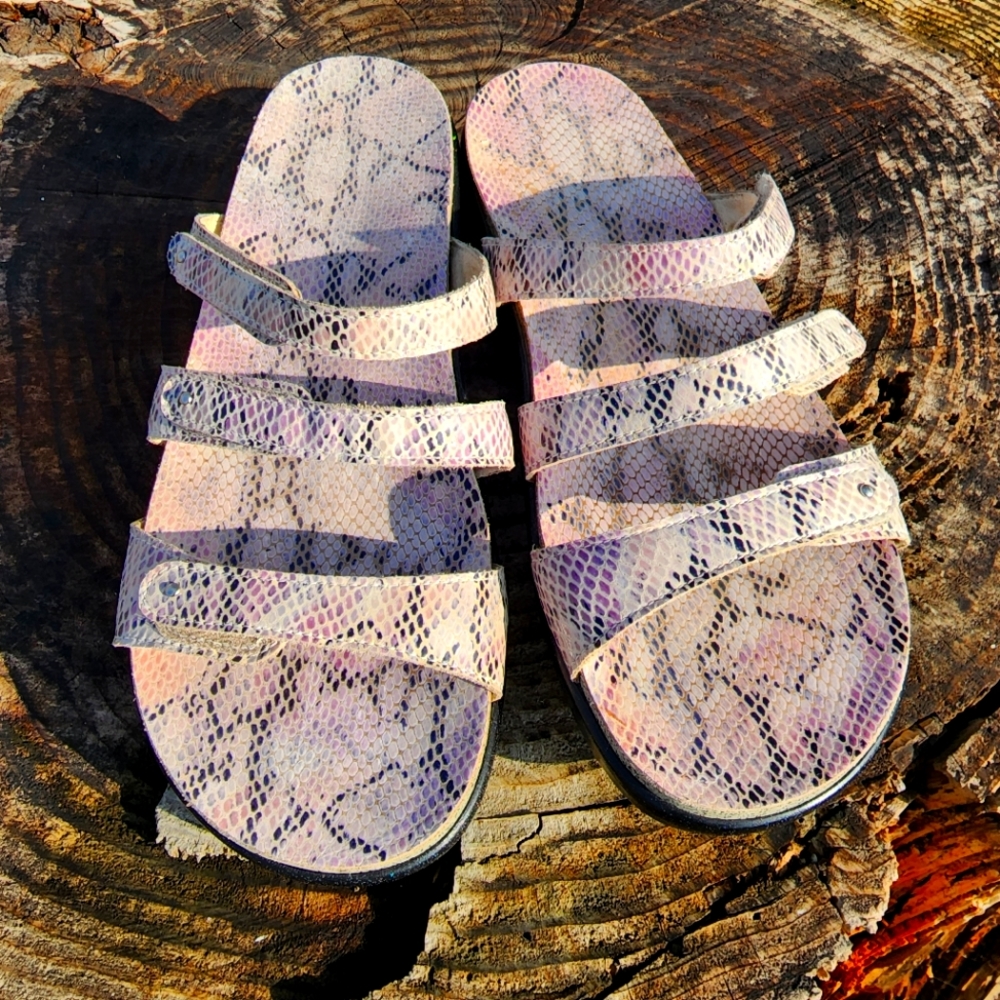 Women's SAS Sandal Multicolor Snakes Skin